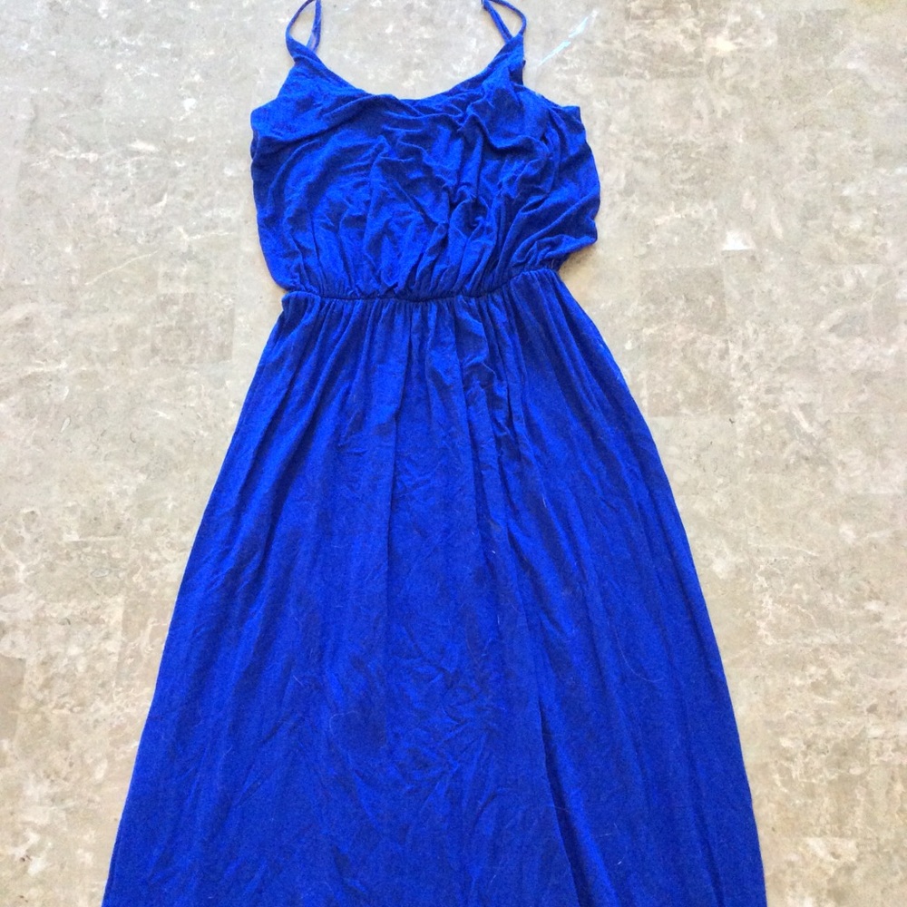 Royal Blue maxi dress